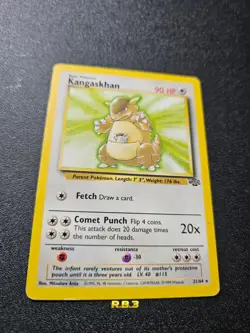 Pokemon TCG | Kangaskhan - 21/64 Non-Holo | Jungle Set 1999 | Vintage Rare |WOTC - Image 4