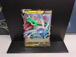Pokemon TCG SWSH07: Evolving Skies #110/203 Rayquaza V NM - Image 1