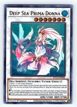 Yugioh Deep Sea Prima Donna ETCO-EN042 Ultra Rare - NM 💎 - Image 1