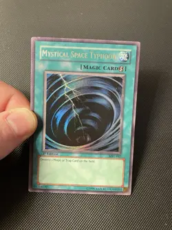 Yugioh! Mystical Space Typhoon MRL-047 NA English Ultra Rare 1st Edition Vintage - Image 1
