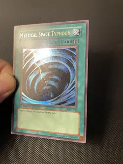 Yugioh! Mystical Space Typhoon MRL-047 NA English Ultra Rare 1st Edition Vintage - Image 3