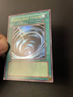 Yugioh! Mystical Space Typhoon MRL-047 NA English Ultra Rare 1st Edition Vintage - Image 4
