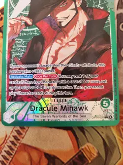 1x Dracule Mihawk Alt Art Leader OP14-020 One Piece TCG English Azure Sea Seven! - Image 2