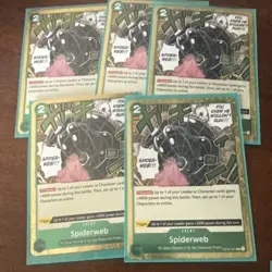 One Piece Card Game Spiderweb OP04-035 - Kingdoms of Intrigue - English - NM - Image 1