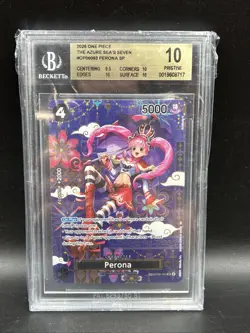 OP14 PERONA SP THE AZURE SEA'S SEVEN SPECIAL ALT ART BGS 10 ONE PIECE - Image 1