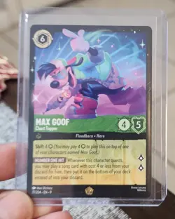 Disney Lorcana Fabled Max Goof - Chart Topper #77 Legendary Foil - Image 3