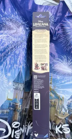 Disney Lorcana Parks Exclusive Mickey & Minnie Foil Playmat Sealed - Image 3