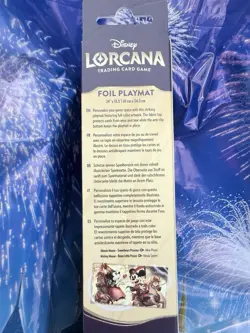 Disney Lorcana Parks Exclusive Mickey & Minnie Foil Playmat Sealed - Image 4