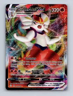Cinderace VMAX 019 Pokemon Shining Fates Ultra Rare Card NM+ - Image 1