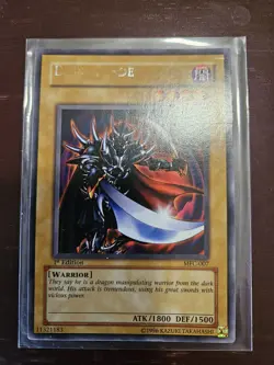 RARE Yugioh Card Darkblade 1st Edition MFC-007 Misprint, Inkless Name Error - Image 1