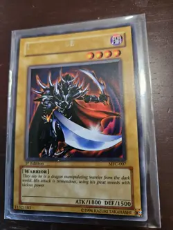 RARE Yugioh Card Darkblade 1st Edition MFC-007 Misprint, Inkless Name Error - Image 2