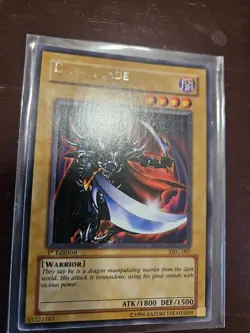 RARE Yugioh Card Darkblade 1st Edition MFC-007 Misprint, Inkless Name Error - Image 3
