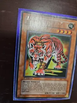 RARE Yugioh Card Amazoness Tiger 1st Ed MFC-063 Misprint, Inkless Name Error - Image 3