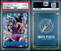 PSA10 ONE PIECE Card OP07-051 Boa Hancock Comic Parallel Manga Alt Art - Image 2