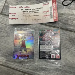 One Piece Monkey D. Luffy (College Basketball US Voyage) card EXPERIENCED EBAYER - Image 1