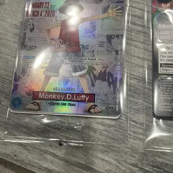 One Piece Monkey D. Luffy (College Basketball US Voyage) card EXPERIENCED EBAYER - Image 5