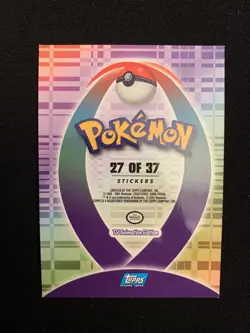 Pokemon Topps Tyrogue Non Holo Sticker TV Animation Edition Card #236 - Image 2