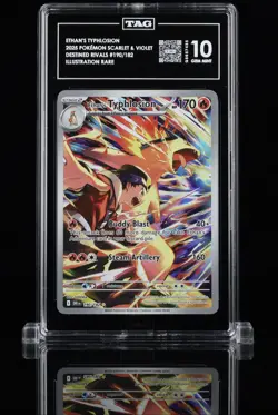 Ethans Typhlosion Illustration Rare Card Sv10: Destined Rivals 190/182 TAG 10 - Image 1