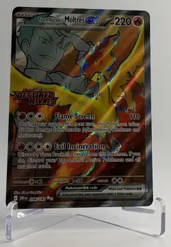 Team Rocket's Moltres ex - (Destined Rivals Stamp) 208/182 Miscellaneous Cards & - Image 3
