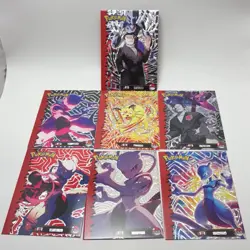 Pokemon Cards Top Team Rocket Mewtwo Silver Holo Foil Lot - 7 Cards - Image 1