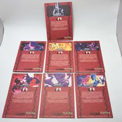 Pokemon Cards Top Team Rocket Mewtwo Silver Holo Foil Lot - 7 Cards - Image 3