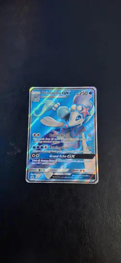 Pokemon Card Primarina GX SM39 SM Black Star Promo Standard Size - Image 1