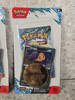 Pokemon TCG Journey Together Blister Pack Yanma and Scraggy Promo Cards SEALED! - Image 3