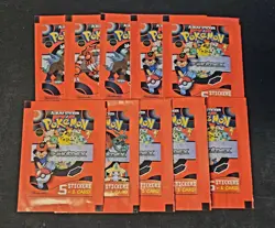 10x Pokemon Red Pokedex Packs PERU - Sealed - 5 sticker / 1 card PP - US Seller - Image 1
