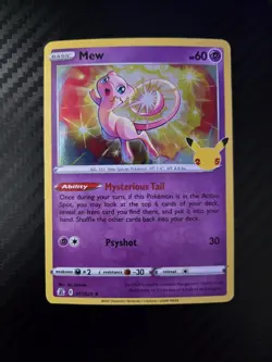 Mew Holo 11/25 Celebrations Pokemon TCG Single Card - Image 1