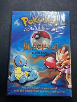 Vintage BLACKOUT theme deck - Sealed. energy counters & center card in front. - Image 2
