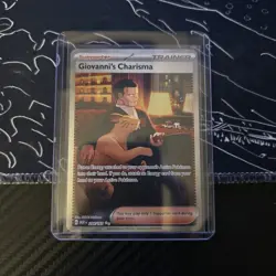 Giovanni’s Charisma 204/165 SV: Scarlet & Violet 151 English Pokemon Card - NM - Image 1