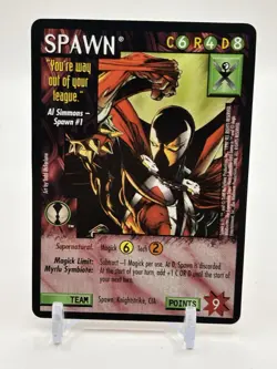 Wildstorms CCG Spawn Todd McFarlane Rare Card Image Universe Comics - Image 3