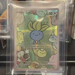 Pokemon Card Holo After Skool Hobby Ditto Oddish #20 1st Edition Full Art NM - Image 1