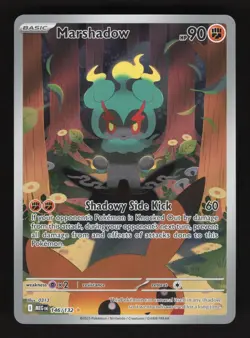 Marshadow 146/132 Pokemon Mega Evolution Full Art Holo Card - Image 1