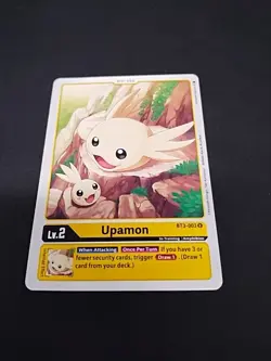 Upamon BT3-003 U NM Digimon Card Game - Image 1