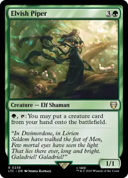 MTG The Lord of the Rings Commander - Elvish Piper - Image 1