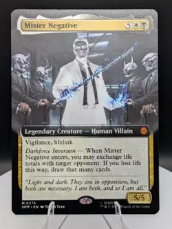 Mister Negative (Borderless) Regular: Spider-Man MTG (NM) - Image 1