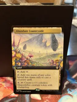 Abundant Countryside (Extended Art) Commander: Lorwyn Eclipsed Regular Near Mint - Image 1