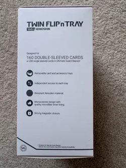 Ultimate Guard Twin Flip'n'Tray 160+ Xenoskin Red Deck Box [Pokemon MTG OP] - Image 4