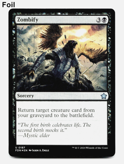 Zombify - FOIL - [Foundations] MTG 💀 - Image 1