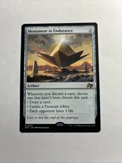 Monument to Endurance - Aetherdrift MTG Plus Bonus Rare!!! - Image 1