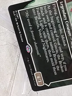 Gisela, the Broken Blade Display Commander (Thick Stock) Secret Lair Drop LP - Image 4