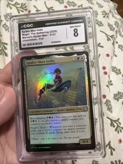 Spider-Man CGC 8 India Marvel's Spider-Man Foil - Image 1