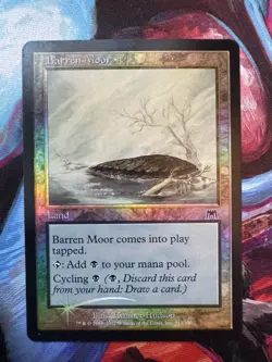 MTG Barren Moor Onslaught Foil Fast Shipping Magic The Gathering - Image 1