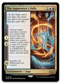 The Apprentice's Folly #200 (NM) Wilds of Eldraine WOE Magic MTG - Image 1