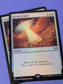 MTG Magic: Double Masters: Wrath of God Foil #383 Promotional - NM - Image 3