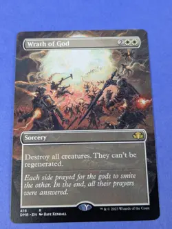MTG Magic: Dominaria Remastered: Wrath of God Borderless #416 Rare - NM - Image 1