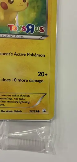 POKEMON TCG Pikachu SEALED Holo Toys R Us Promo 2016 NM+M - Image 2