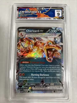 2023 Pokemon Charizard Ex #125 HGC 9 (sb4) - Image 1