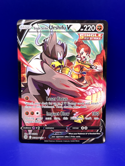 Single Strike Urshifu V TG18 Brilliant Stars Trainer Gallery Pokemon TCG LP - Image 1